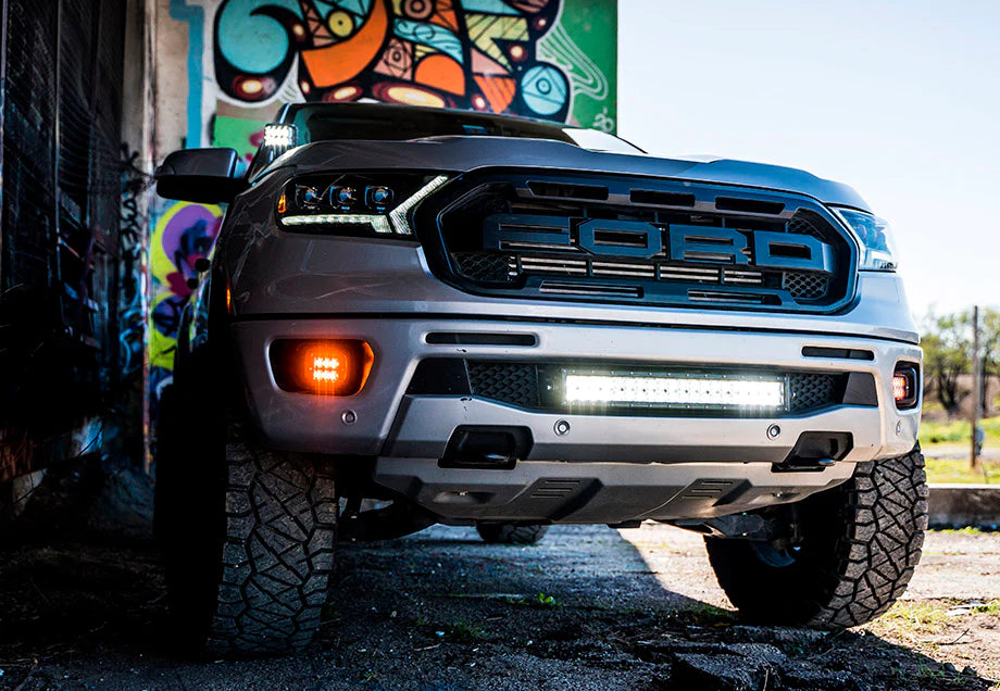 BUMPER LIGHT BAR BRACKETS FOR 2019-2022 FORD RANGER