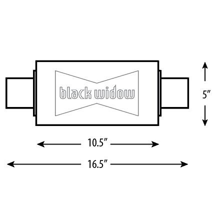 Black Widow Widowmaker 10 3" - BW0013-3
