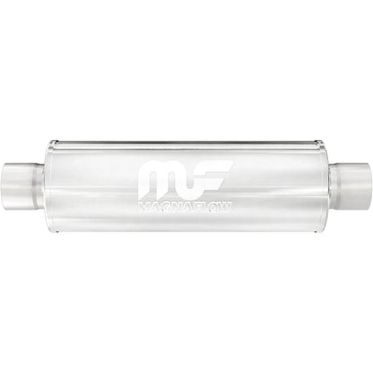 MAGNAFLOW 4IN. ROUND STRAIGHT-THROUGH PERFORMANCE EXHAUST MUFFLER 3/3" 14419