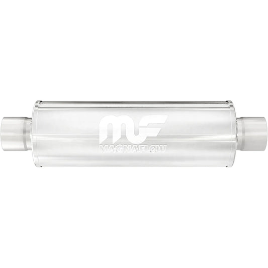 MAGNAFLOW 4IN. ROUND STRAIGHT-THROUGH PERFORMANCE EXHAUST MUFFLER 3/3" 14419