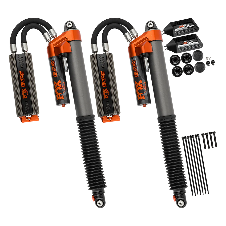 FOX Factory Race Series 3.0 Live Valve internal bypass rear shocks for 2019-2020 Ford F-150 Raptor, part 883-09-153