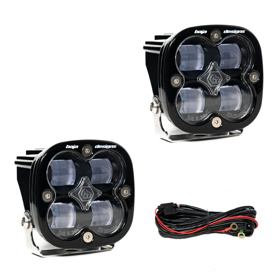 Baja Designs Squadron Sport Black Led Auxiliary Light Pod Pair Universal Driving Combo off-road truck part
