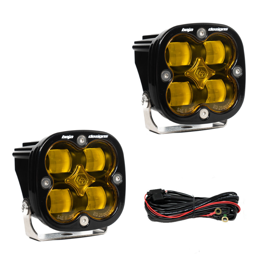 Baja Designs Squadron Sport Black Led Auxiliary Light Pod Pair Universal Driving Combo off-road truck part
